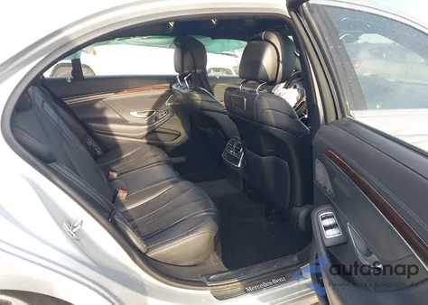 2018 Mercedes-Benz S 450 4Matic из США, поврежденный, VIN WDDUG6EB5JA348792